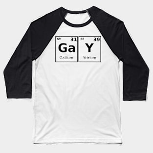 Gay chemician elemts periodic table lgbtq trans queer pride Parade rainbow gift Baseball T-Shirt